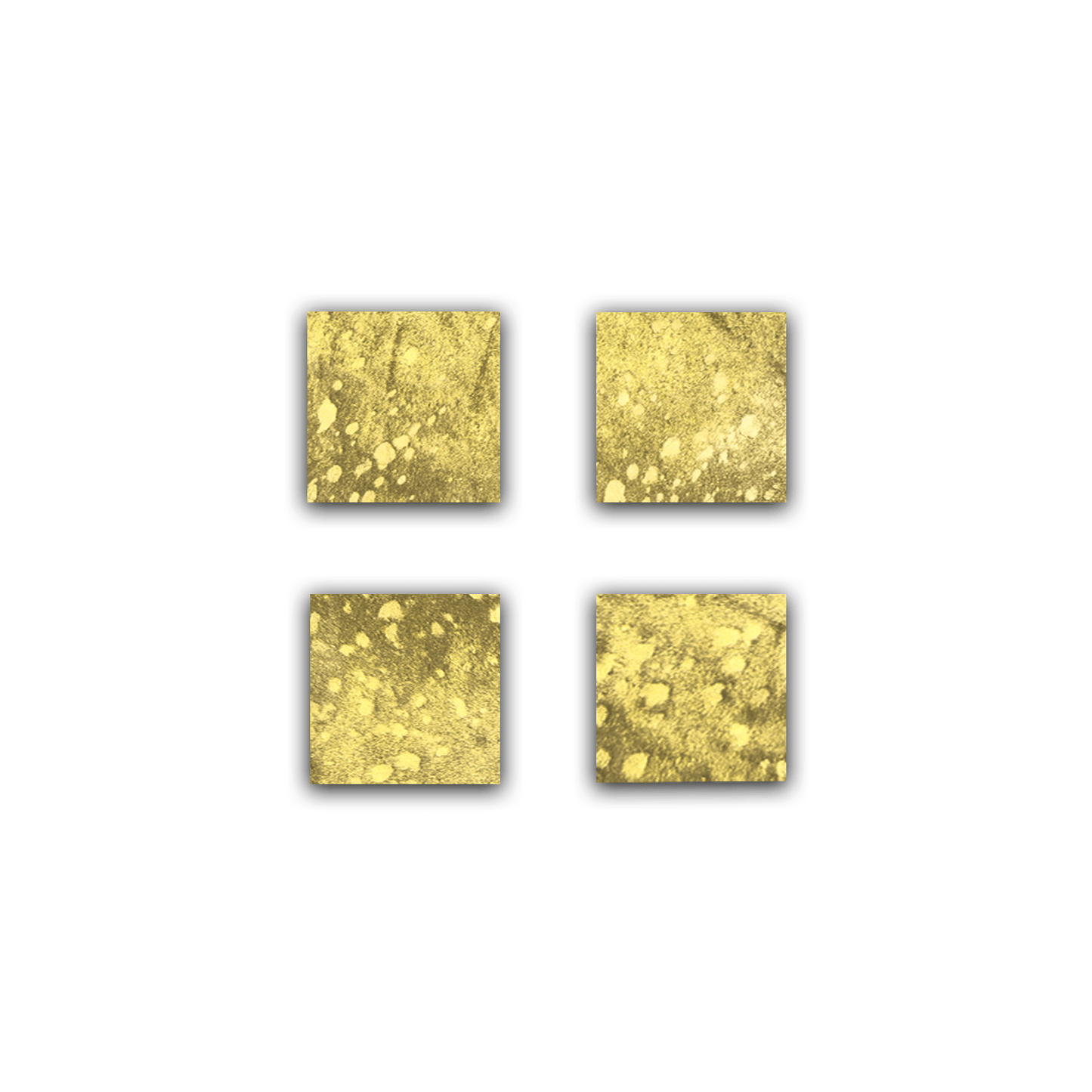 Echte Kuhfell Glasuntersetzer " Die luxeriöse Schönheit" edel schlicht, pflegeleicht, modern gold metallic sparkle 10x10cm Ø - unendlich - schoen