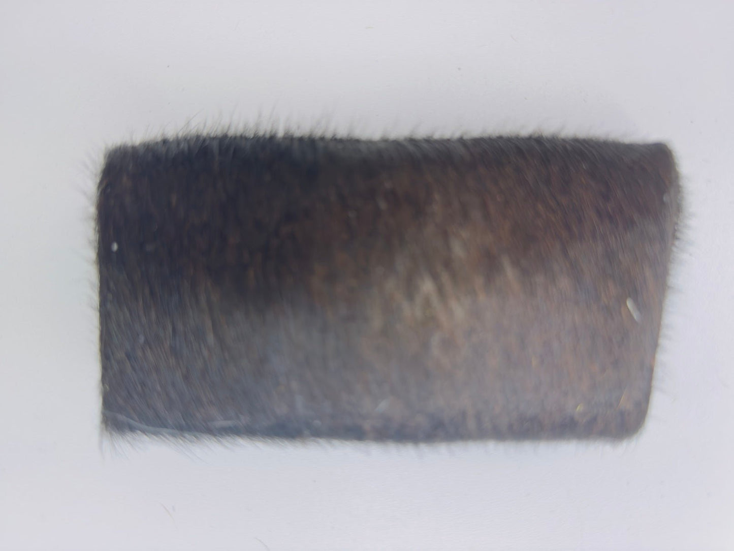 Echtes Kuhfell Portemonnaie / Geldbörse "Die schlichte Schönheit" edel & extravagant der besondere Hingucker, 2 Fächer, schwarz 12x8cm - unendlich - schoen