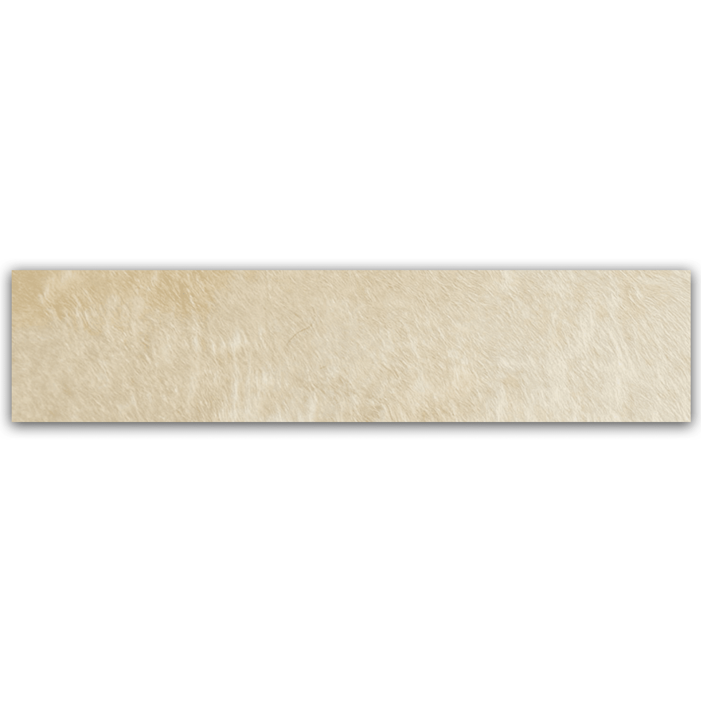 Echt Kuhfell Tischläufer "Die klare Schönheit" eckig Wohnzimmer Esstisch, modern chrystal weiss 13x55cm - unendlich - schoen - Echte Kuhfelle, Platzsets & Tischläufer