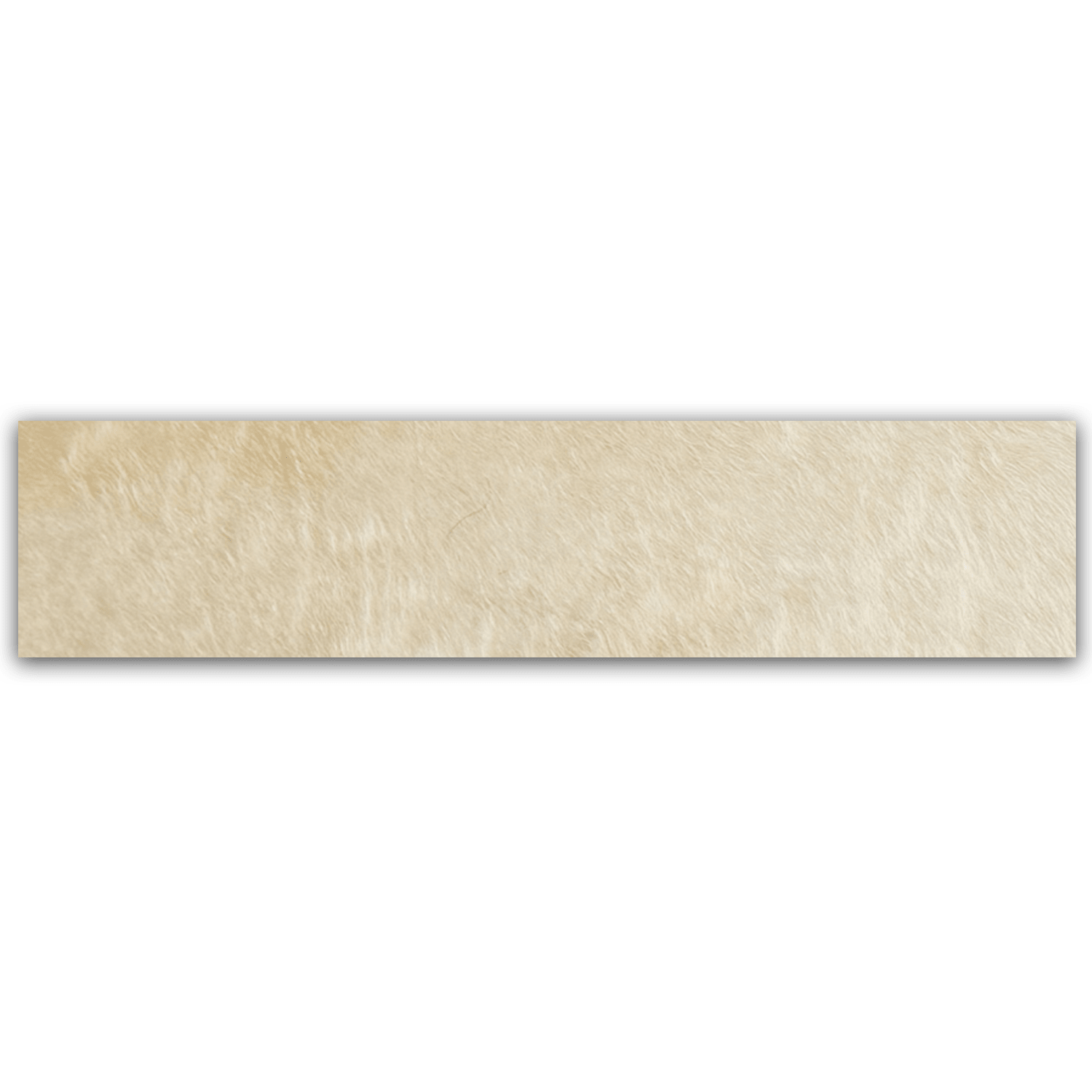 Echt Kuhfell Tischläufer "Die klare Schönheit" eckig Wohnzimmer Esstisch, modern chrystal weiss 13x55cm - unendlich - schoen - Echte Kuhfelle, Platzsets & Tischläufer