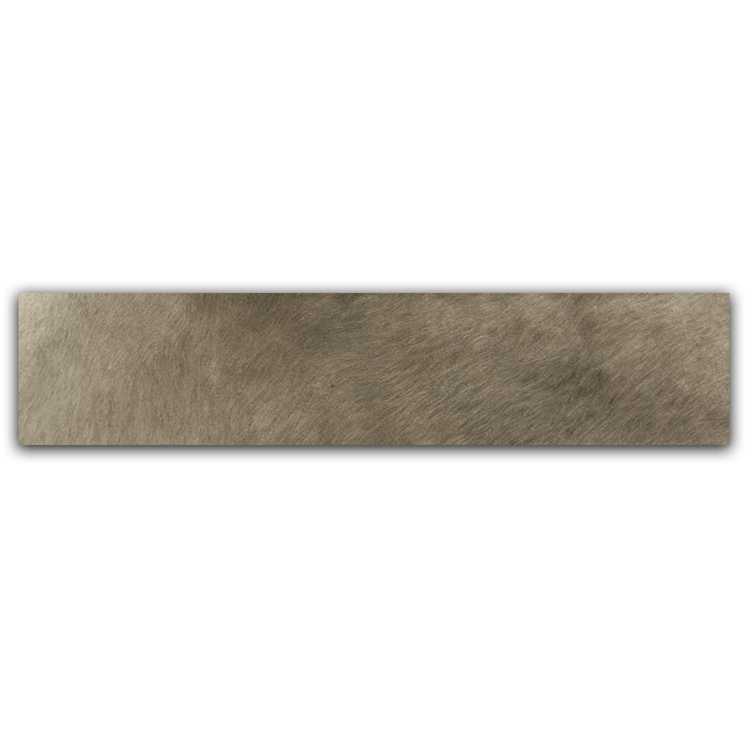 Echt Kuhfell Tischläufer "Die moderne Schönheit" eckig Wohnzimmer Esstisch, modern taupe grau 15x50cm - unendlich - schoen