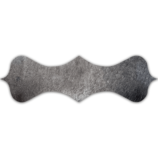 Echt Kuhfell Tischläufer "Die moderne Schönheit" Wohnzimmer Esstisch, rustikal taupe grau 15x50cm - unendlich - schoen