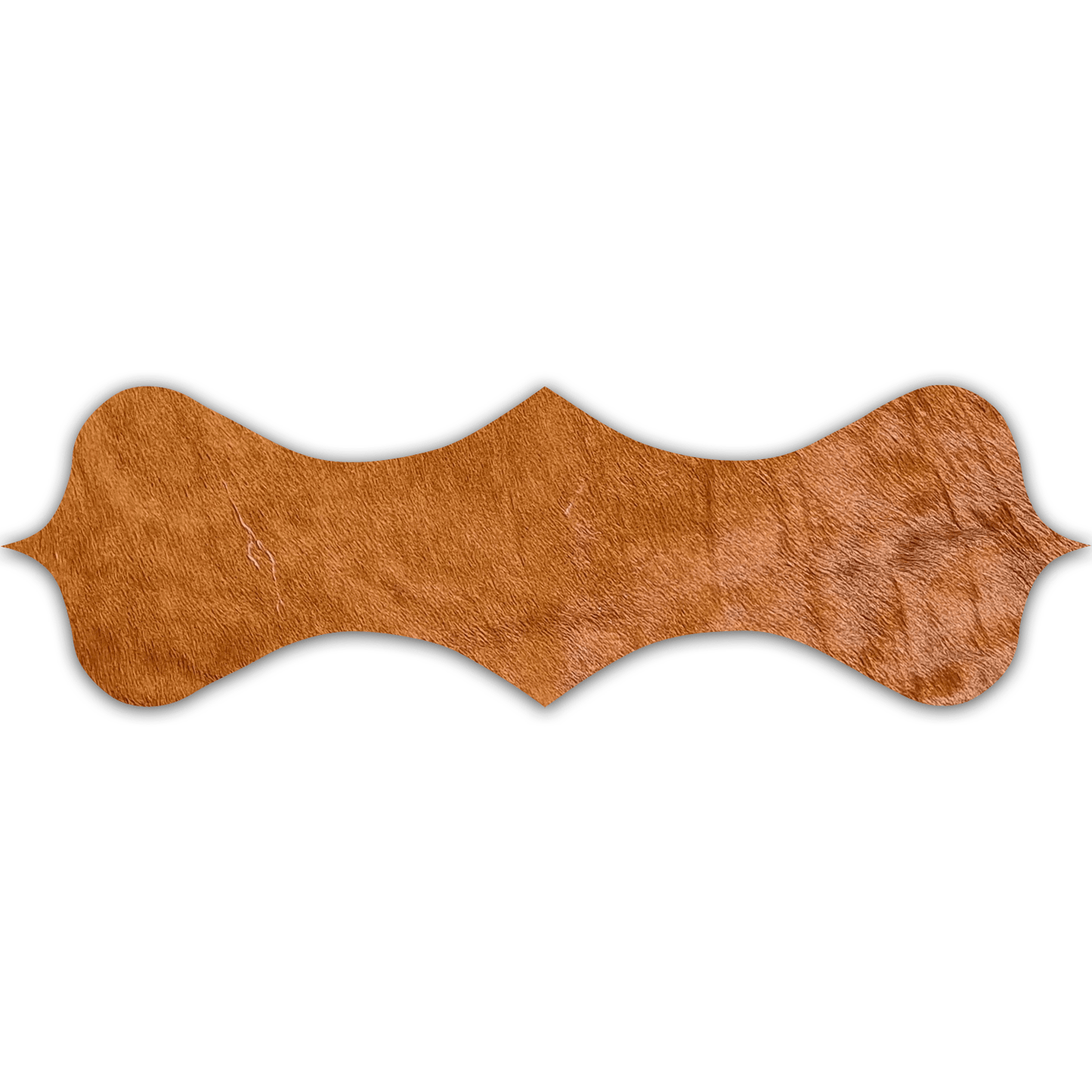 Echt Kuhfell Tischläufer "Die natürliche Schönheit" Wohnzimmer Esstisch, rustikal rotbraun 15x 50 cm - unendlich - schoen
