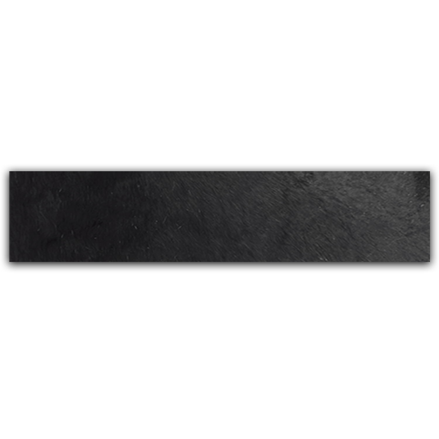 Echt Kuhfell Tischläufer "Die schlichte Schönheit" eckig Wohnzimmer Esstisch, modern schwarz 15x50cm - unendlich - schoen