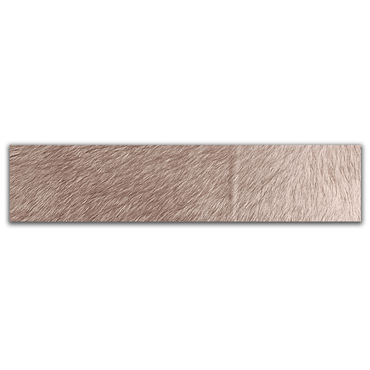 Echt Kuhfell Tischläufer "Die warme Schönheit" eckig Wohnzimmer Esstisch, modern taupe braun 15x50cm - unendlich - schoen