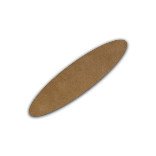 Echt Kuhfell Tischläufer"Die moderne Schönheit" Wohnzimmer Esstisch, oval taupe baun 15x50cm - unendlich - schoen