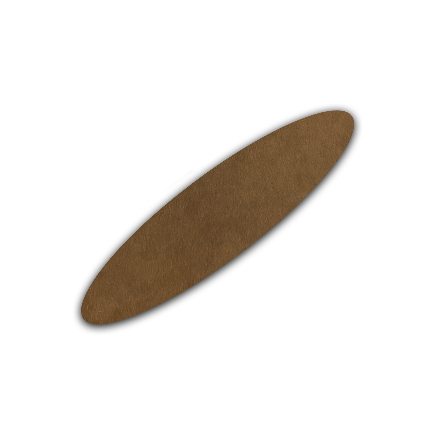 Echt Kuhfell Tischläufer"Die natürliche Schönheit" Wohnzimmer Esstisch, oval rotbraun 15x50cm - unendlich - schoen
