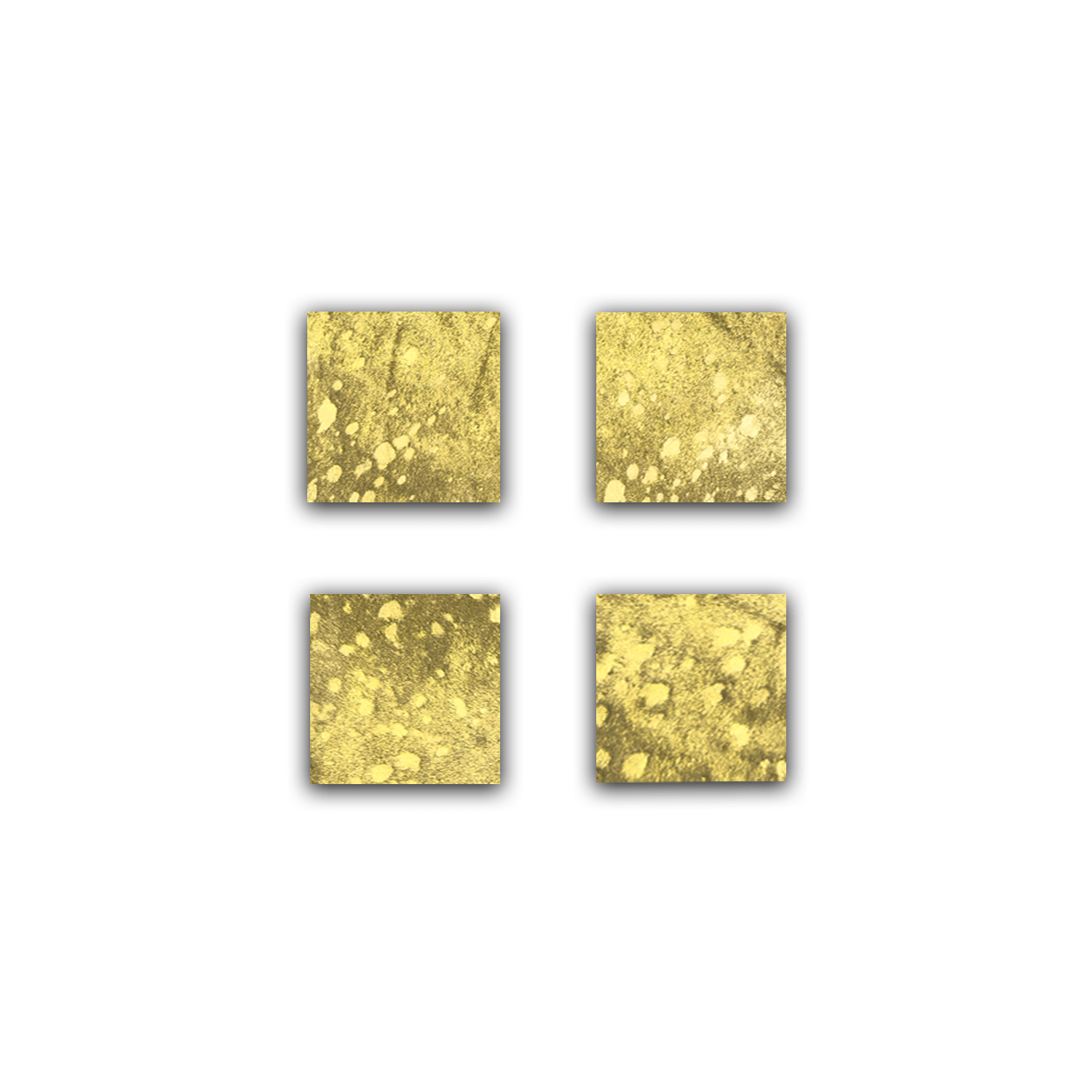 Echte Kuhfell Glasuntersetzer " Die luxeriöse Schönheit" edel schlicht, pflegeleicht, modern gold metallic sparkle 10x10cm Ø - unendlich - schoen