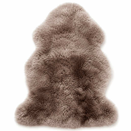 Echtes Lammfell Mushroom – Die ruhige Schönheit | ca. 90–100 cm - unendlich-schoen - Echte Kuhfelle, Platzsets & Tischläufer