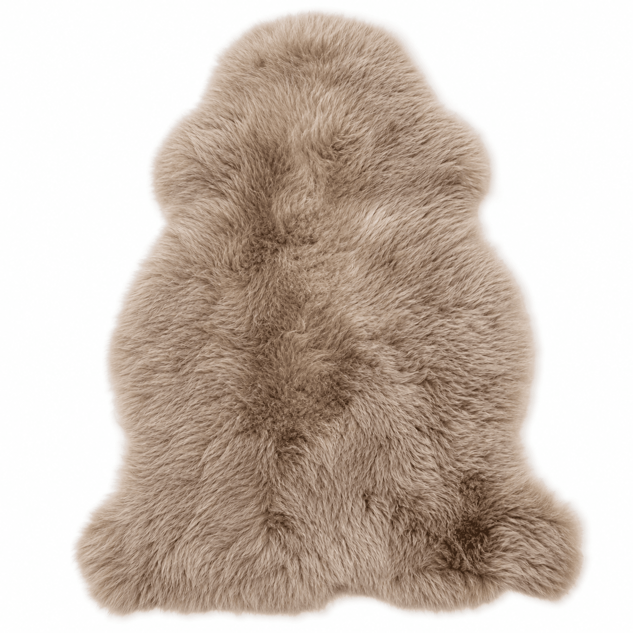 Echtes Lammfell Taupe – Die warme Schönheit | ca. 90–100 cm - unendlich-schoen - Echte Kuhfelle, Platzsets & Tischläufer