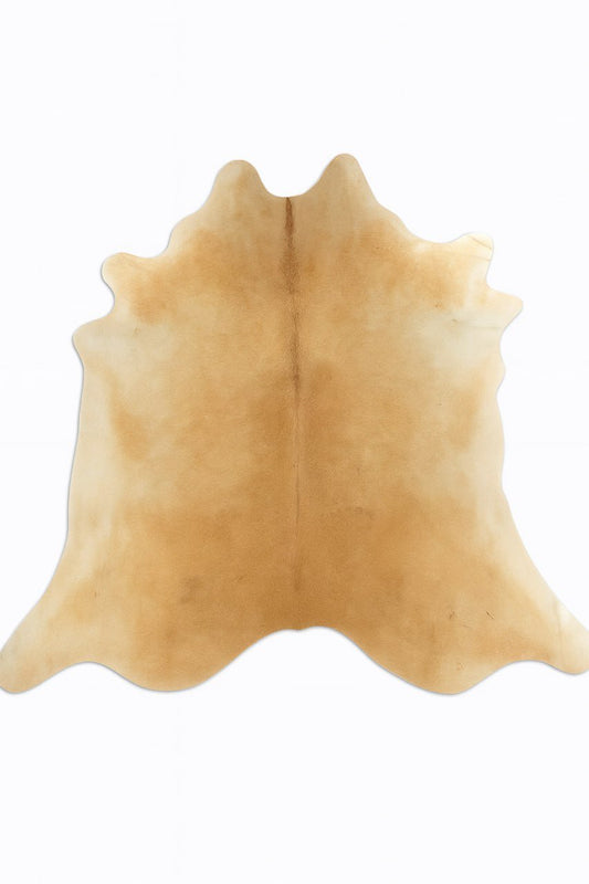Kuhfell / Rinderfell Teppich "champagner blond" XL ca. 170 x 190 cm - unendlich - schoen