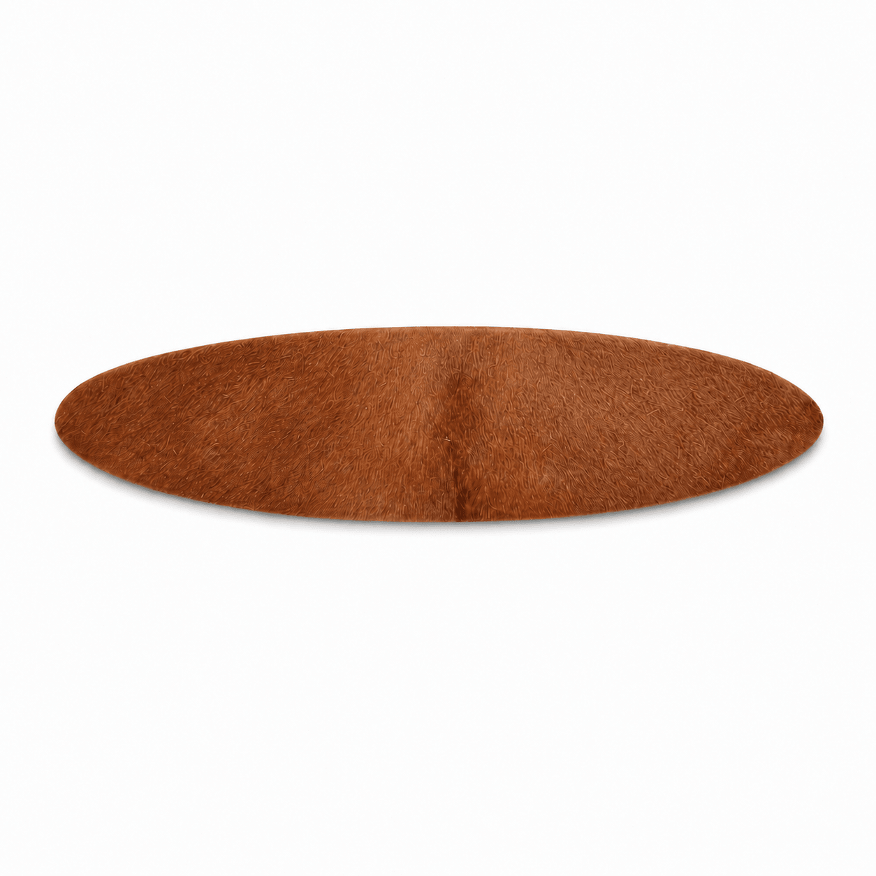 Kuhfell Tischläufer oval Rotbraun – Die natürliche Schönheit | 13 x 50 cm - unendlich-schoen - Echte Kuhfelle, Platzsets & Tischläufer