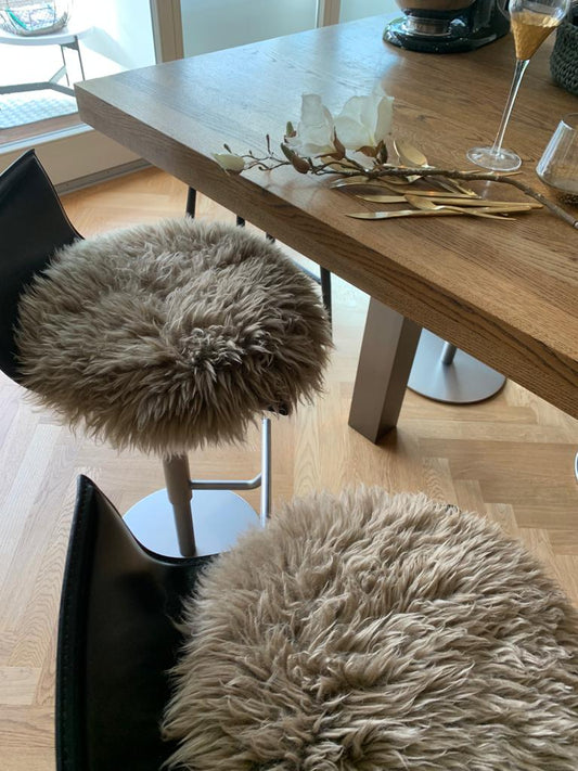 Echtes Schafsfell grau - unendlich - schoen